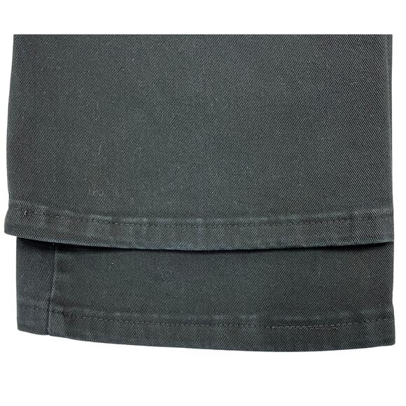 Cache Y2K Low-Rise Bootcut Jeans Sz 8 Black Cropped Wide-Leg Bling Pockets FADED - Picture 14 of 15